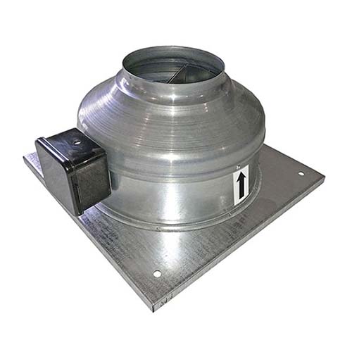 Вентилятор Ванвент ВКВ-ФП 125K приточный канальный на квадратном фланце (350 м³/ч)