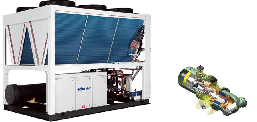 Винтовой чиллер Haier CI1450PANH с воздушным охлаждением