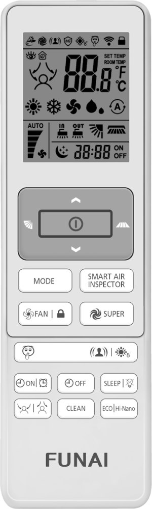 Инверторная сплит-система FUNAI EMPEROR UP SMART EYE FULL DC Inverter RAC-I-EU25HP.D01