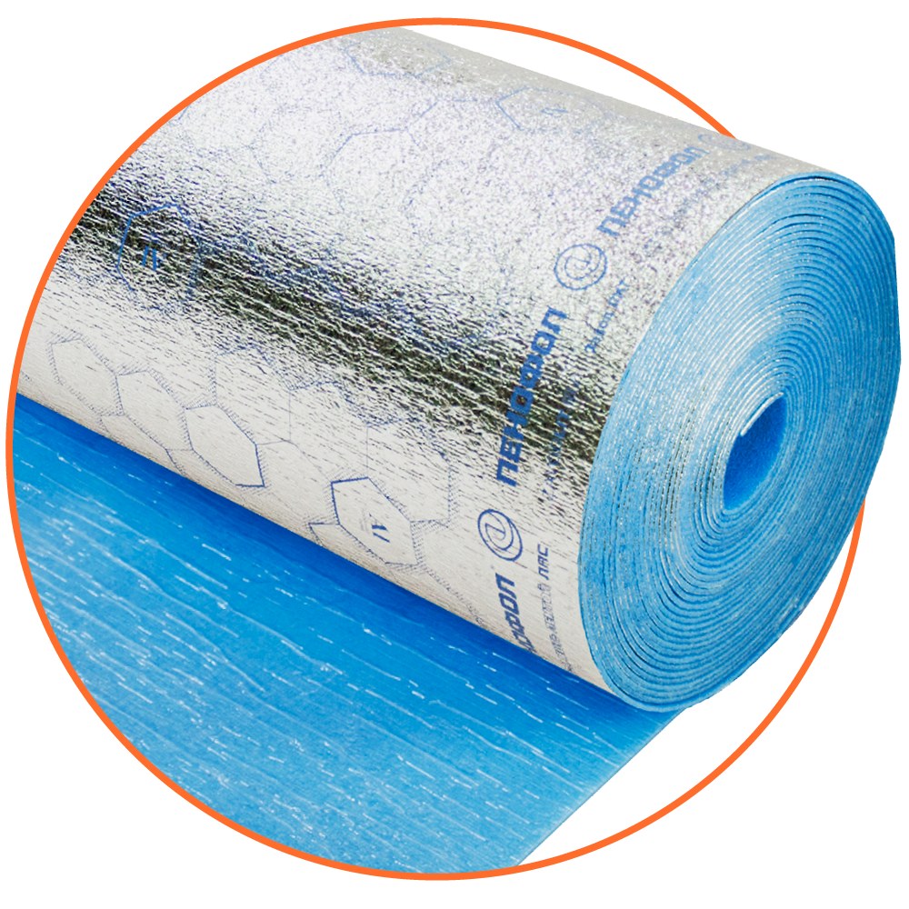 ПЕНОФОЛ тип T 30 мм, мат 1200×2000 мм