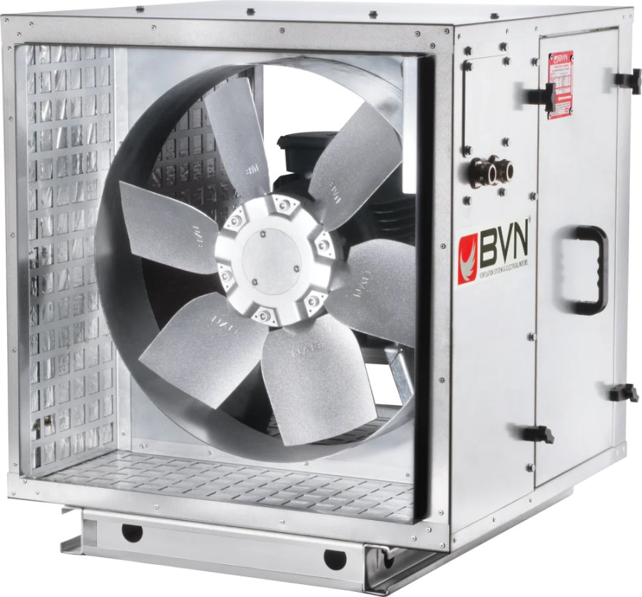 Шумоизолированный канальный осевой вентилятор дымоудаления ARMO-C 630/4